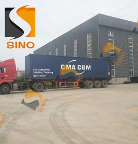 Container loading of dust collector