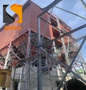 Installation of bag filter for steel mills